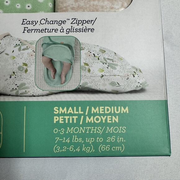 SwaddleMe Multicolor Adjustable Baby Wrap Swaddle Size Small/Medium 3 Pack - Picture 3 of 6